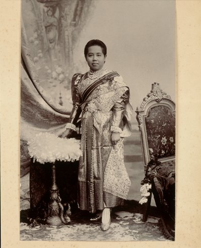 Koningin Saovabha Bongsri, 1890 door Robert Lenz